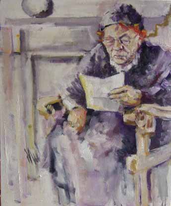 Miek Steenbergen speelt moeder Van Gogh(schilderfestival Zundert)