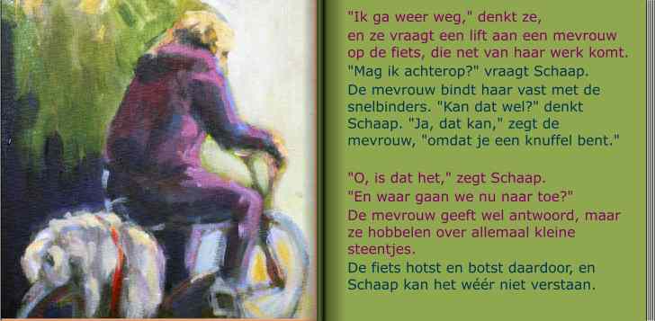 Mieke van Zundert tekende Schaap in Luister Nou