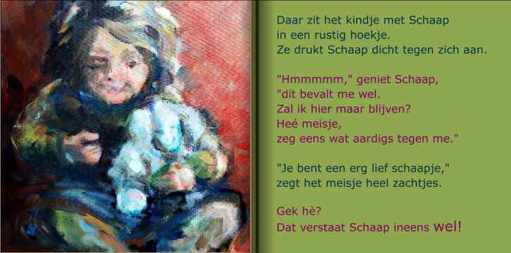 Mieke van Zundert tekende Schaap in Luister Nou