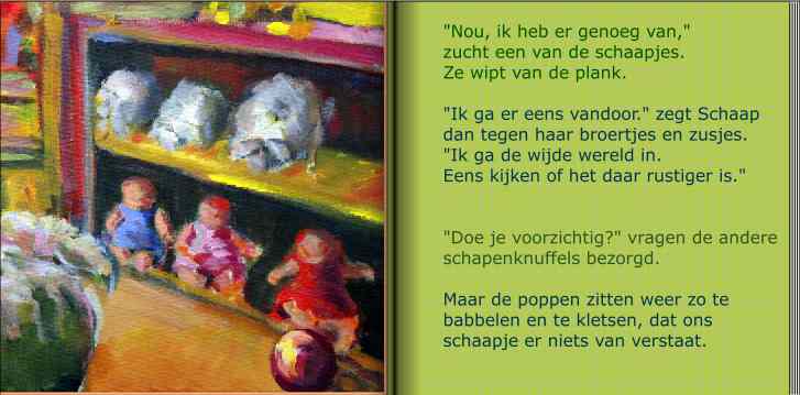 Mieke van Zundert tekende Schaap in Luister Nou