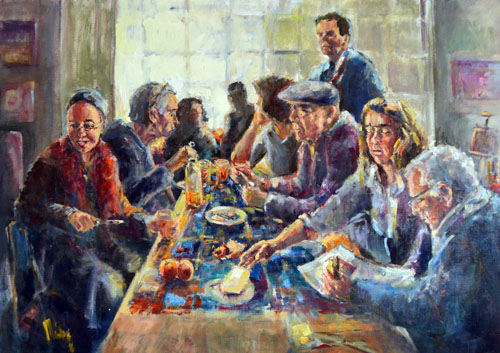 ontbijt in de golf, clik op de foto voor groter beeld