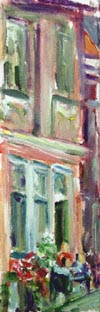 stad en straat schilderen <Mieke van zundert