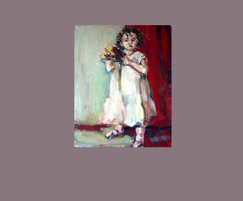 meisje potret, ook in opdracht, pretty girl, in commission